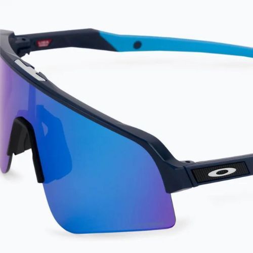 Oakley Sutro Lite Sweep matiniai tamsiai mėlyni/prizmato safyro spalvos dviratininkų akiniai 0OO9465