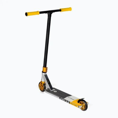 Vaikiškas laisvojo stiliaus paspirtukas ATTABO EVO 3.0 geltonas