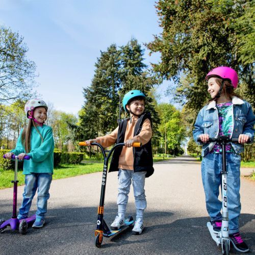 Vaikiškas laisvojo stiliaus paspirtukas ATTABO EVO 1.0 mėlynas