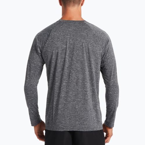 Vyriškos treniruočių kelnės su ilgomis rankovėmis Nike Heather black NESSA590-001