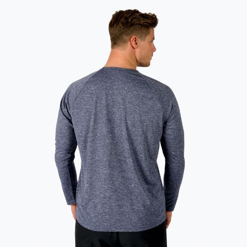Vyriškas treningas ilgomis rankovėmis Nike Heather navy blue NESSA590-440