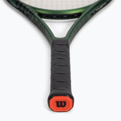 Wilson Blade 25 V8.0 vaikiška teniso raketė juoda-žalia WR079310U