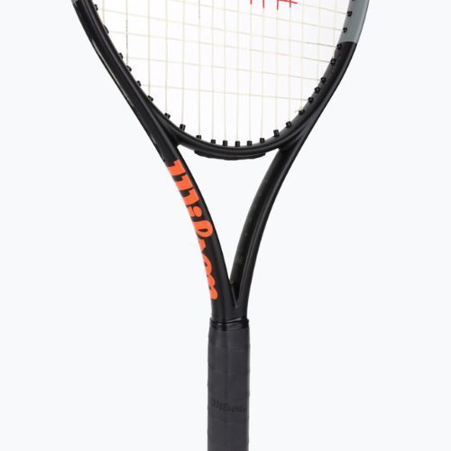 Wilson Burn 100 V4.0 teniso raketė juodai oranžinė WR044710U