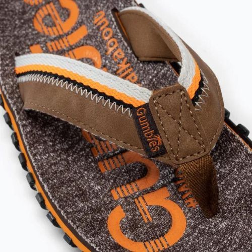 Gumbies Cairns oranžinės ir rudos spalvos šlepetės