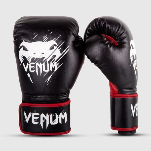 Venum Contender vaikiškos bokso pirštinės juodos VENUM-02822