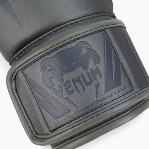 Venum Elite pilkos spalvos vyriškos bokso pirštinės VENUM-0984