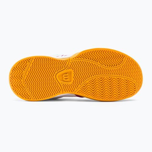 Wilson Kaos K 2.0 vaikiški baltos ir rožinės spalvos teniso bateliai WRS329190