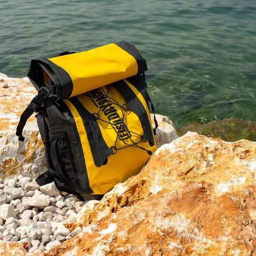 FishDryPack Explorer 20l yellow FDP-EXPLORER20 vandeniui atspari kuprinė