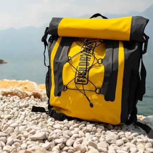 FishDryPack Explorer 40l yellow FDP-EXPLORER40 vandeniui atspari kuprinė