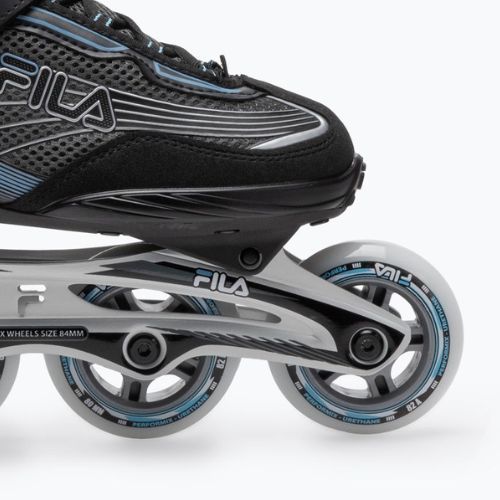 FILA Mizar 80 Lady juodos/šviesiai mėlynos spalvos riedučiai