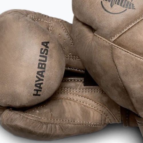 Hayabusa T3 LX Vintage rudos bokso pirštinės T3LX14G