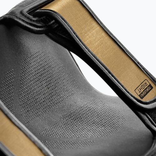 Hayabusa T3 Striking Shin Guards juodos/auksinės spalvos T3SSG blauzdikaulių apsaugos