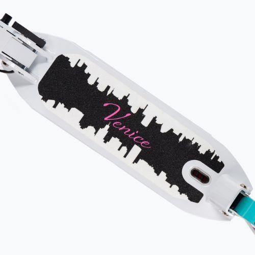 Meteor City Venice baltos ir rožinės spalvos paspirtukas 22543