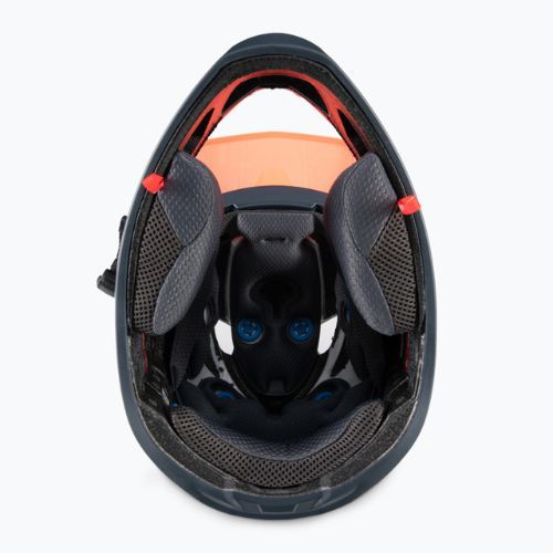 Leatt MTB 4.0 Gravity V22 dviratininko šalmas oranžinis/juodas 1022070512