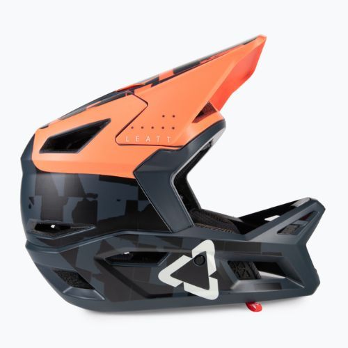 Leatt MTB 4.0 Gravity V22 dviratininko šalmas oranžinis/juodas 1022070512