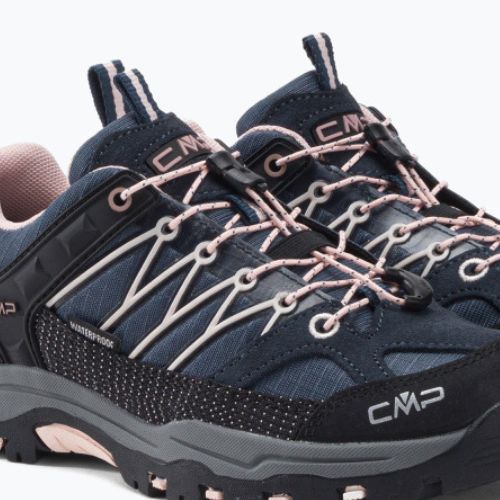 CMP vaikiški trekingo batai Rigel Low WP navy blue 3Q54554