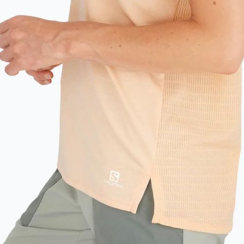 Moteriški trekingo marškinėliai Salomon Outline Summer SS orange LC1794500