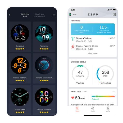 Laikrodis Amazfit T-Rex 2 astro black/gold A2170