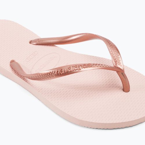 Moteriškos Havaianas Slim šlepetės rožinės spalvos H4000030