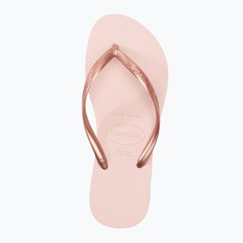 Moteriškos Havaianas Slim šlepetės rožinės spalvos H4000030