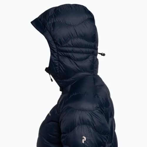 Peak Performance moteriška pūkinė striukė Helium Down Hood navy blue G77852010