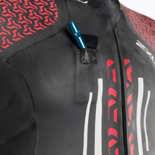 Vyriškas triatlono hidrokostiumas 2XU Swimrun PRO black/flame scarlet