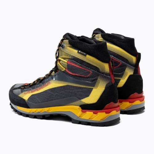 Vyriški La Sportiva Trango Tech GTX aukštakulniai batai pilkai geltoni 21G999100