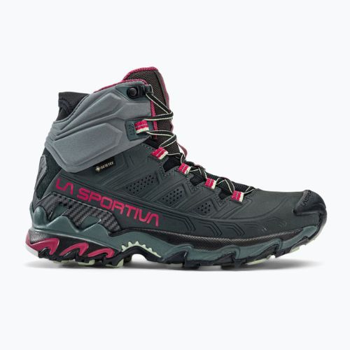 Moteriški trekingo batai La Sportiva Ultra Raptor II Mid Leather GTX black 34L915409