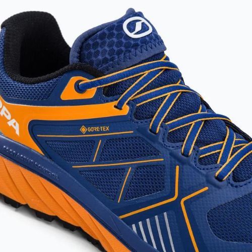 SCARPA Spin Infinity GTX vyriški bėgimo bateliai navy blue-orange 33075-201/2