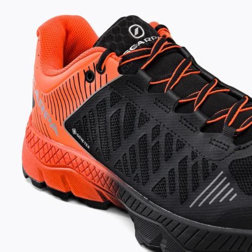 Vyriški bėgimo bateliai SCARPA Spin Ultra black/orange GTX 33072-200/1