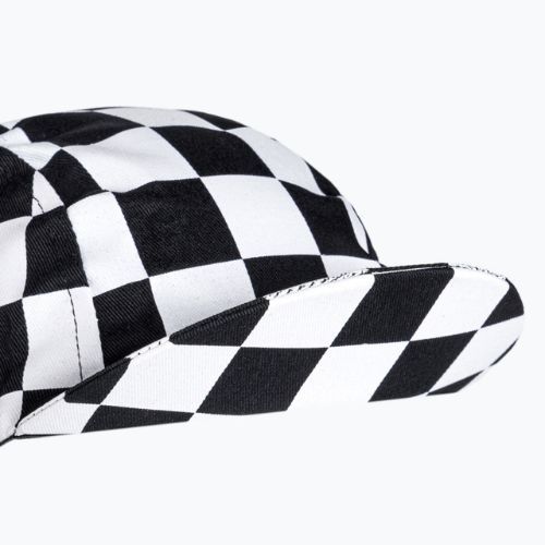 Luxa Squares dviratininko kepurė po šalmu juodai balta LULOCKSB