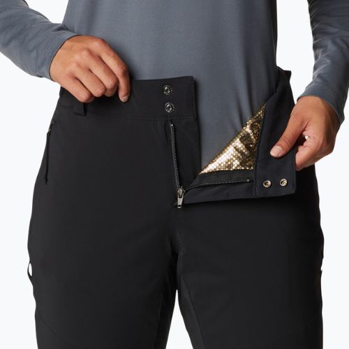 Columbia Backslope II Insulated moteriškos slidinėjimo kelnės juodos spalvos 1985371