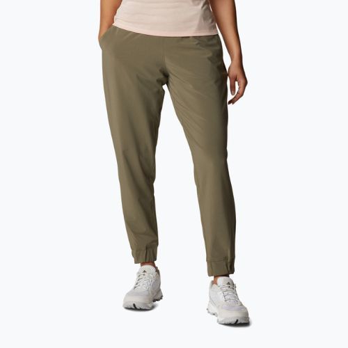 Columbia Pleasant Creek Warm Jogger brown moteriškos trekingo kelnės 1960113