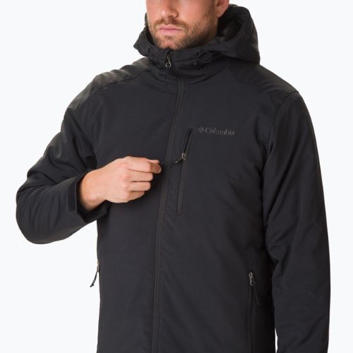 Columbia Gate Racer Softshell vyriška striukė juoda 1557532