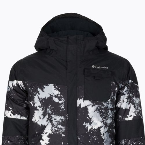 Columbia Mighty Mogul II vaikiška slidinėjimo striukė juoda ir balta 1954501