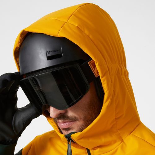 Helly Hansen vyriška slidinėjimo striukė Bossanova Puffy žalia-geltona 65781_495