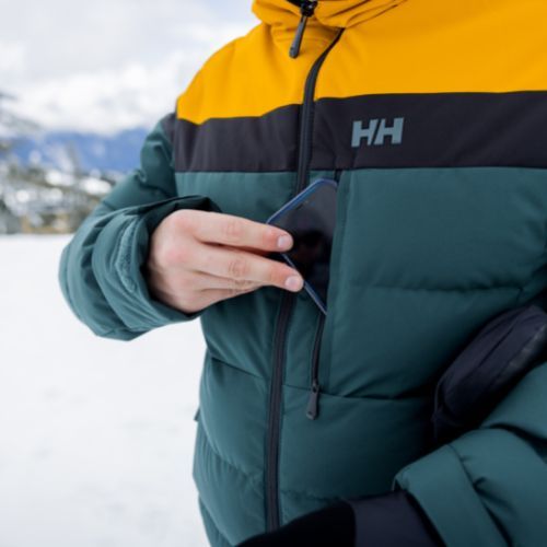 Helly Hansen vyriška slidinėjimo striukė Bossanova Puffy žalia-geltona 65781_495