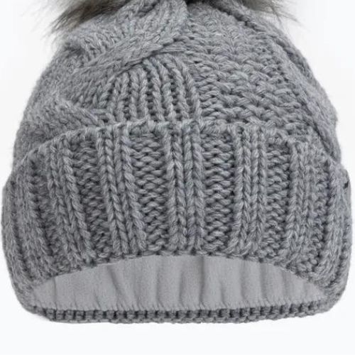 Moteriška žieminė kepurė 4F CAD010 cold light grey melange