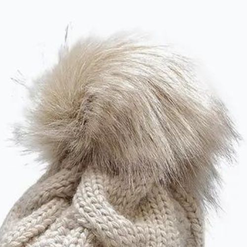 Moteriška žieminė kepurė su snapeliu 4F CAD010 salmon coral