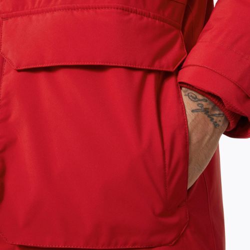 Helly Hansen vyriška striukė nuo lietaus Reine Parka raudona 53630_162