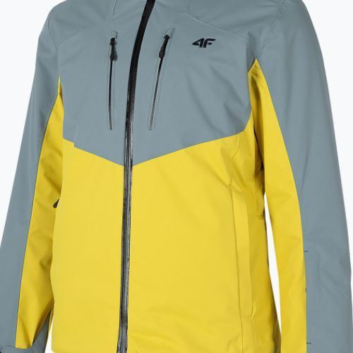 Vyriška slidinėjimo striukė 4F KUMN011 vidurinė pilka