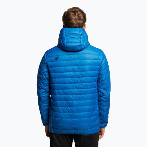 Vyriška pūkinė striukė 4F KUMP004 cobalt