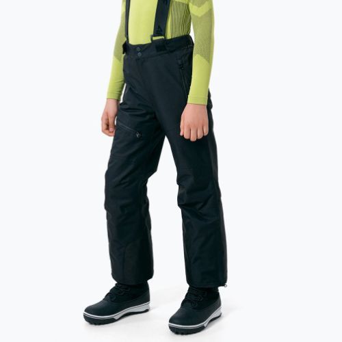 Vaikiškos slidinėjimo kelnės 4F JSPMN002 tamsiai juodos spalvos