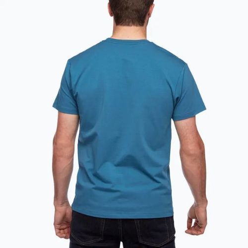 Black Diamond Chalked Up astral blue vyriški laipiojimo marškinėliai