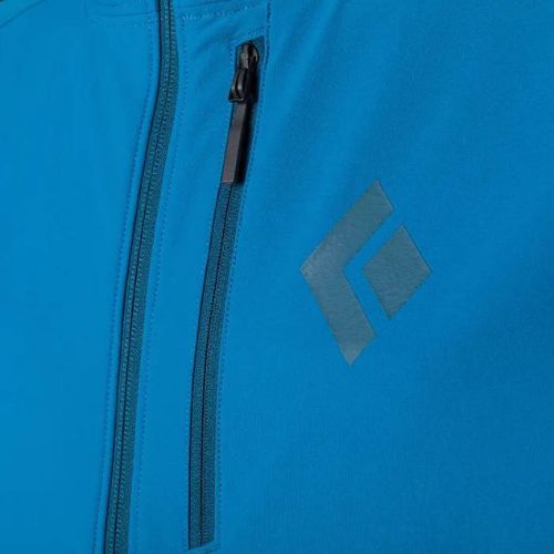 Black Diamond Dawn Patrol kingfisher vyriška softshell striukė