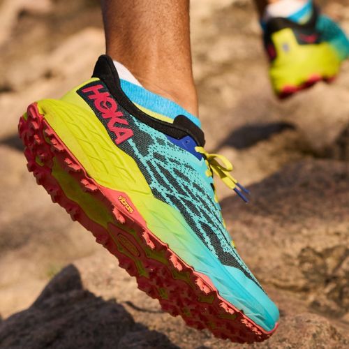 HOKA Speedgoat 5 vyriški bėgimo bateliai mėlyni 1123157-SBBK