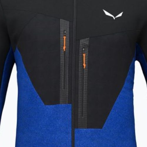 Vyriškas Salewa Ortles AM vilnonis džemperis juodai mėlynas 00-0000028178