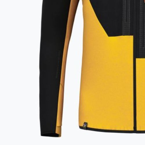 Vyriškas Salewa Ortles AM vilnonis džemperis juoda/geltona 00-0000028178