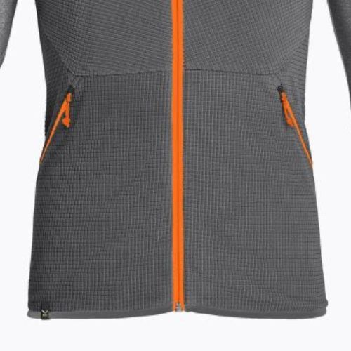 Vyriškas Salewa Puez Hybrid PL FZ vilnonis džemperis pilkos spalvos 00-0000027388