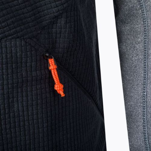 Vyriškas Salewa Puez Hybrid PL FZ vilnonis džemperis juodas 00-0000027388